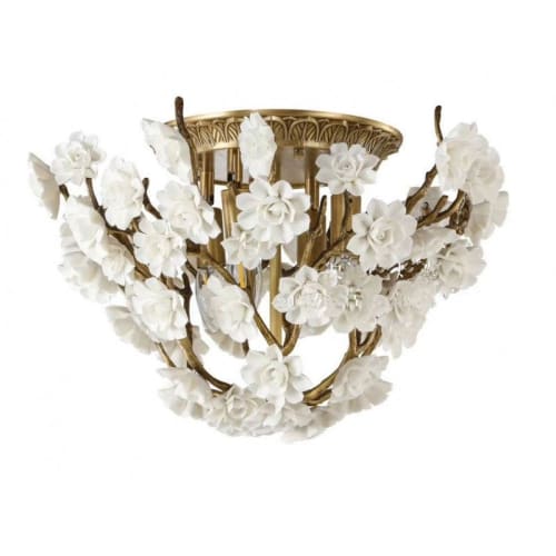Alan Mizrahi WM624 White Flower | Chandeliers by Alan Mizrahi Lighting Design