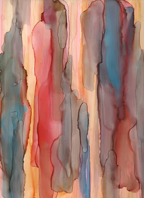 Playful Reeds | Mixed Media in Paintings by Megan Spindler