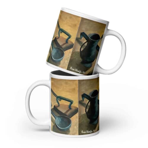 Coffee Mug - Genesis of Form - Still Life Rustic Vessels | Work by Eman's Gallery