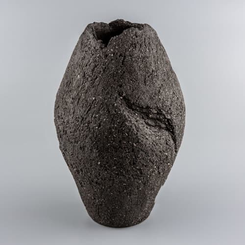 Vase Doviane Onyx | Vases & Vessels by Svetlana Savcic / Stonessa. Item made of stoneware