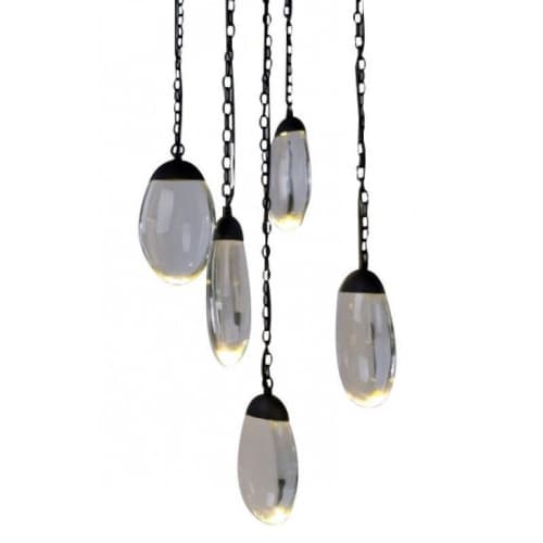 Alan Mizrahi AK4005S Pebble Pendent | Chandeliers by Alan Mizrahi Lighting Design