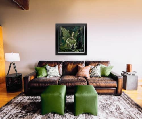 "The Green Keepers" | Prints by Greg "CRAOLA" Simkins. Item composed of paper