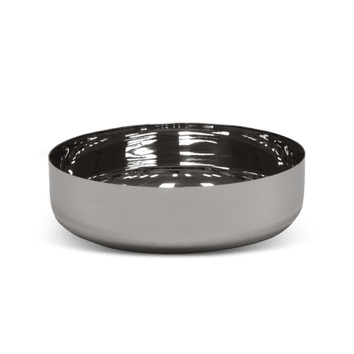 Modern Large Bowl In Stainless Steel by Tina Frey Wescover Dinnerware