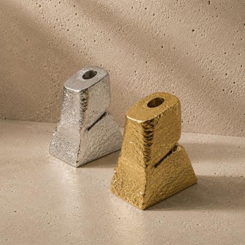 Monolith Taper Candle Holder | Decorative Objects by Raíz Studio