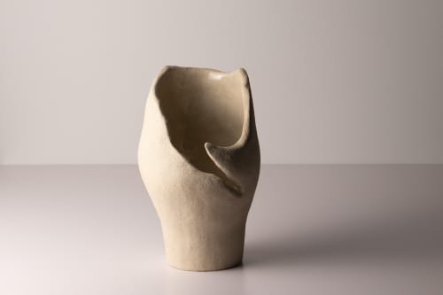 freeform vessel 9 | Sculptures by Ashley Perez. Item made of ceramic compatible with minimalism and contemporary style