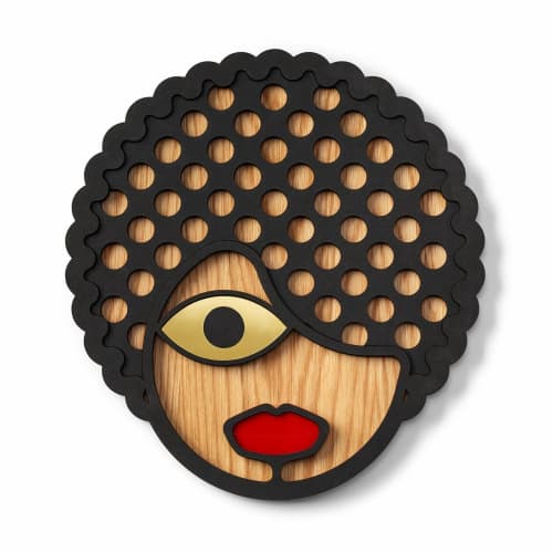 Roxy Wall Mask | Wall Sculpture in Wall Hangings by Umasqu