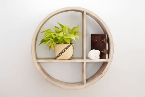 6" Neon Pothos + Planter Basket | Plant Hanger in Plants & Landscape by NEEPA HUT. Item made of wood