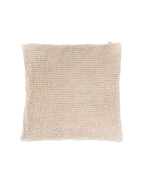 Waffle Throw Pillow Cover | Pillows by MagicLinen. Item made of fabric