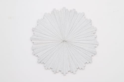 White Starburst | Wall Sculpture in Wall Hangings by Craig Forget. Item made of wood works with mid century modern & contemporary style