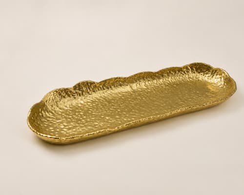 Monolith Ridge Decorative Tray | Decorative Objects by Raíz Studio