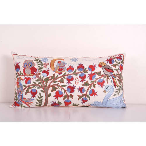Tashkent Suzani Bedding Pillow Case Made from a 19th Century | Cushion in Pillows by Vintage Pillows Store