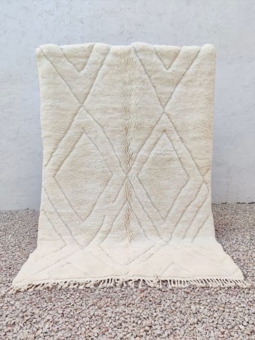 MRIRT Beni Ourain Rug “BLISS” | Area Rug in Rugs by East Perry. Item made of wool with fiber
