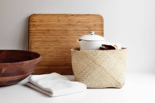 Catchall Woven Storage Organizer | Storage Basket in Storage by NEEPA HUT. Item composed of wood