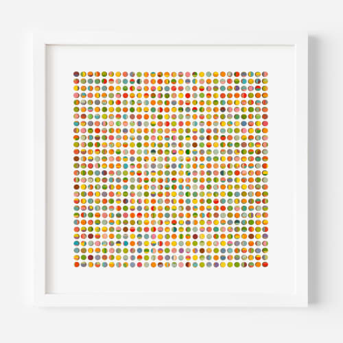 Cookery Dots Collage Print | Prints by Amelia Coward