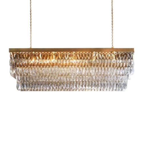 Alan Mizrahi DV4080 Clear Crystal | Chandeliers by Alan Mizrahi Lighting Design
