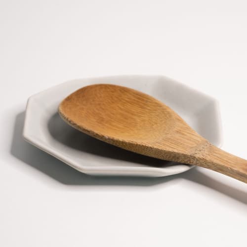 Handmade Porcelain Spoon Rest | Utensils by The Bright Angle. Item made of wood
