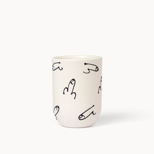 Penis Coffee Cup | Drinkware by Franca NYC. Item made of ceramic works with boho & minimalism style