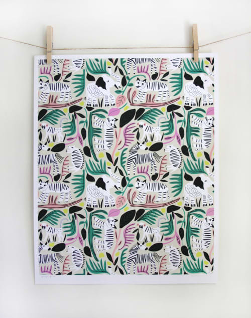 Jungle Forest Print | Prints by Leah Duncan. Item made of paper compatible with mid century modern and contemporary style