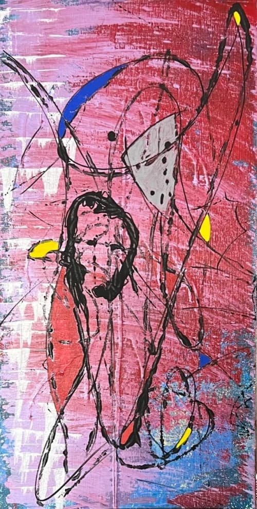 Mother's Day, NYC, 1969 (12"x24") | Mixed Media in Paintings by The Art Of Gary Gore