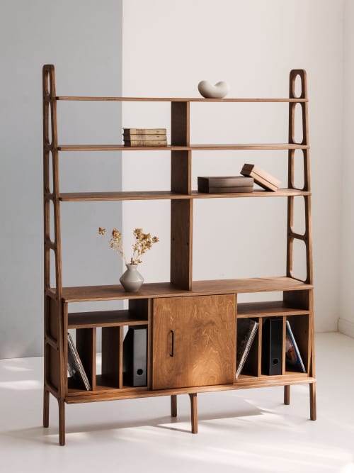 Boho Bookshelves & Mid Century Modern Bookcases