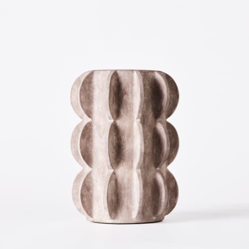 Arcissimo Vase Grey Large | Work by District Loom