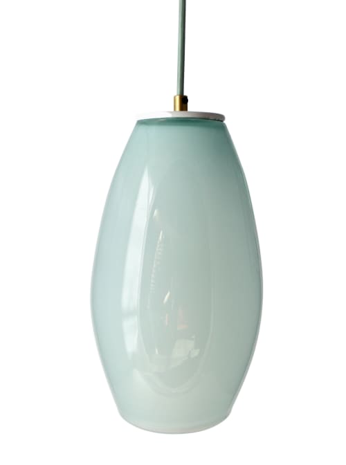 ELETTRA · Celadon | Pendants by LUMi Collection. Item made of glass