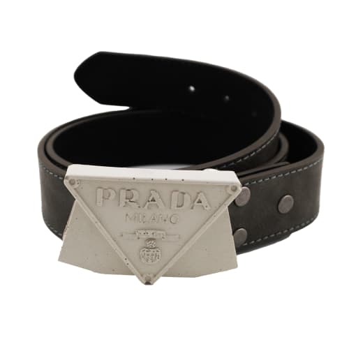 Prada Concrete Belt | Sculptures by Caos Motē