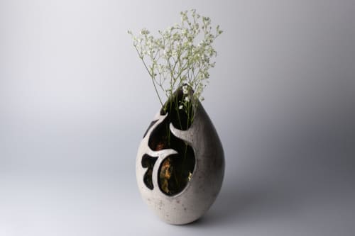 nosara vessel 7 | raku vessel | Sculptures by harlow studio. Item composed of ceramic in contemporary or japandi style