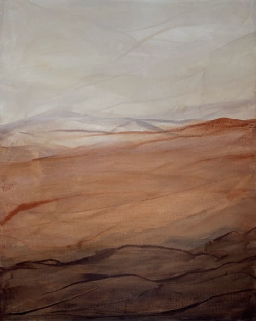 Mandalore II | Oil And Acrylic Painting in Paintings by Elizabeth Mason. Item made of canvas compatible with minimalism and contemporary style