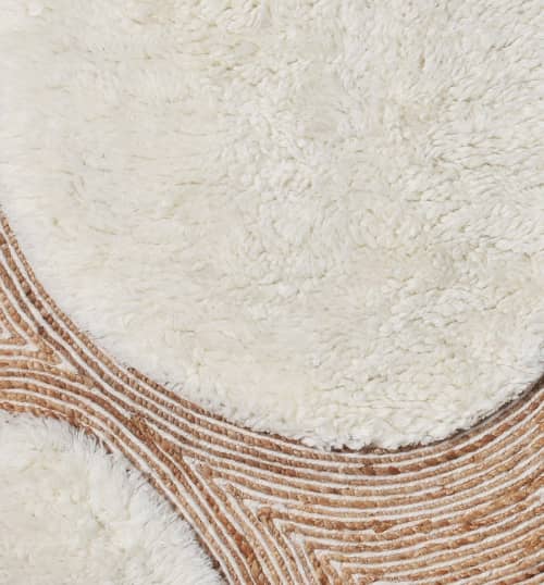 Handmade Half-Moon Wool Jute Wall Hanging – Textured Boho Tapestry Art | Wall Hangings by Swiflo
