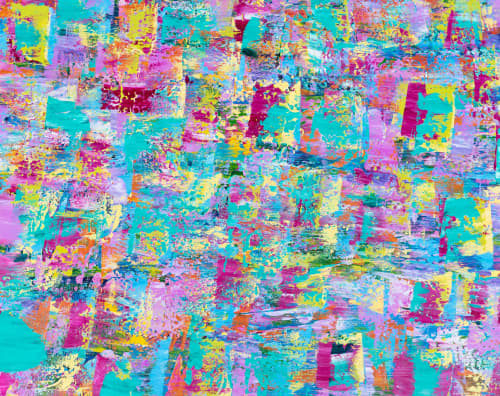 Teal Dreams | Oil And Acrylic Painting in Paintings by Brianne Valentino