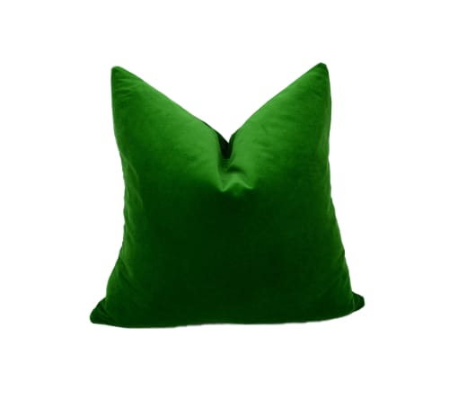 Emerald green velvet outlet throw