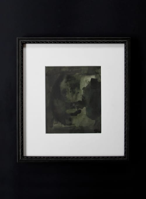Freyja | Oil And Acrylic Painting in Paintings by Double Kick | Sara Kraus. Item composed of paper & synthetic compatible with minimalism and contemporary style