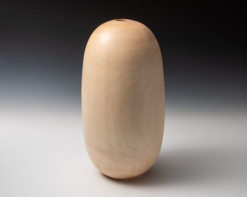 Maple Vase | Vases & Vessels by Louis Wallach Designs. Item made of maple wood