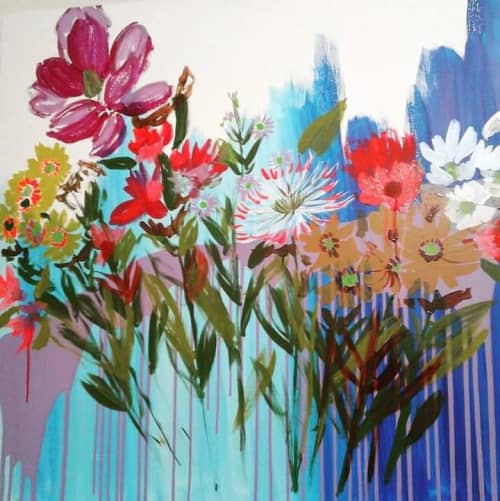 Forever Fantasy | Oil And Acrylic Painting in Paintings by Colleen Sandland Beatnik. Item made of canvas with synthetic