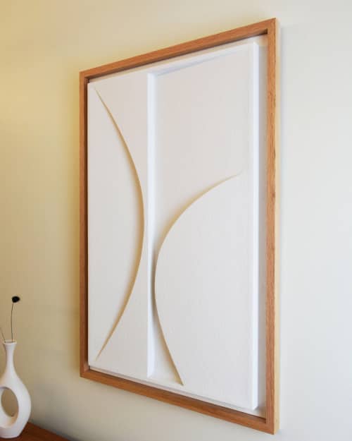 No. 02 Plaster Relief Sculpture | Wall Sculpture in Wall Hangings by Joseph Aurelius