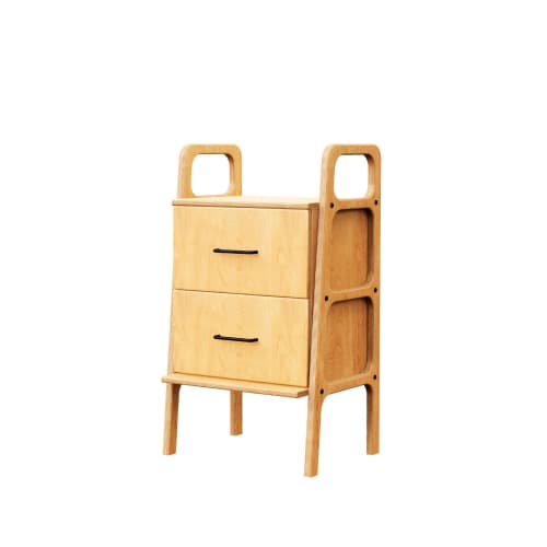 Minimalist media console, Handmade furniture | Sideboard in Storage by Plywood Project. Item made of birch wood works with minimalism & mid century modern style