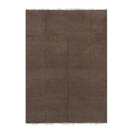 Vintage Brown Camel Hair Blanket Kilim Rug 5'5'' X 7'1'' | Area Rug in Rugs by Vintage Pillows Store