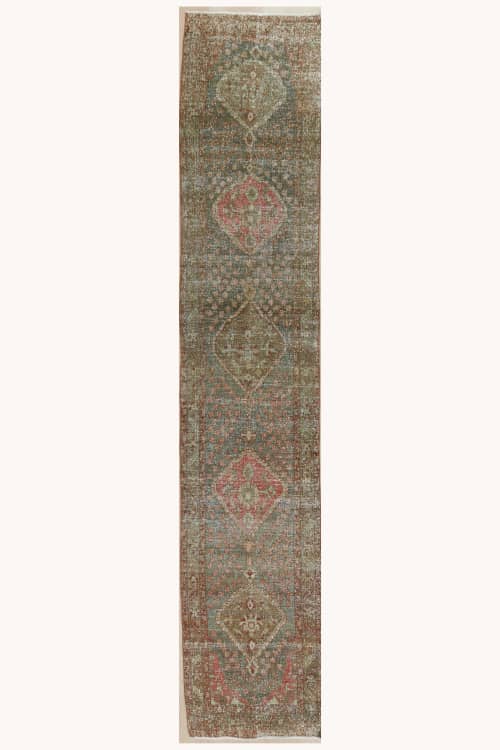 District Loom Vintage Persian Heriz Karaja runner rug | Rugs by District Loo