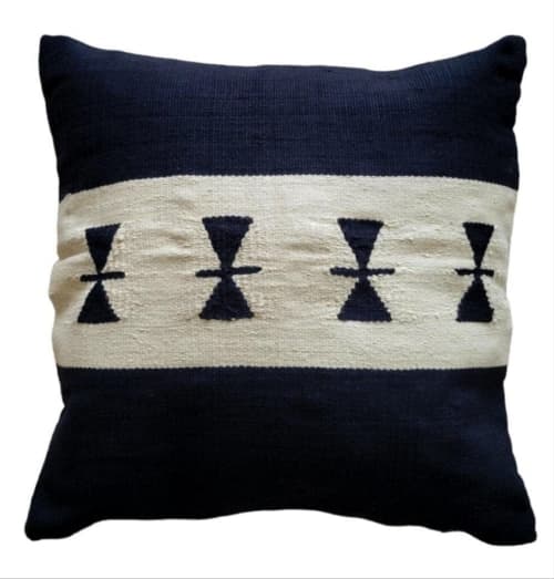Sia Handwoven Cotton Decorative Throw Pillow Cover | Cushion in Pillows by Mumo Toronto. Item made of cotton