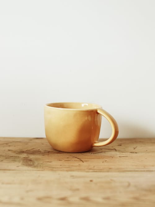 Mug in Dijon | Drinkware by Barton Croft. Item made of stoneware works with country & farmhouse & japandi style