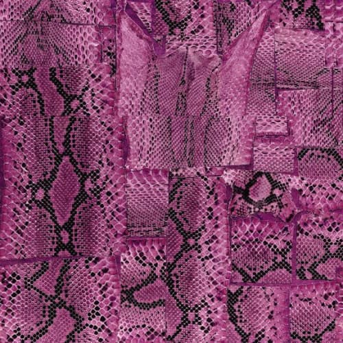 Serpentine, Berry | Fabric in Linens & Bedding by Philomela Textiles & Wallpaper. Item made of linen