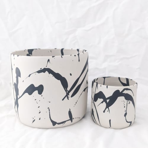 Torrent Planters | Vases & Vessels by btw Ceramics. Item composed of ceramic