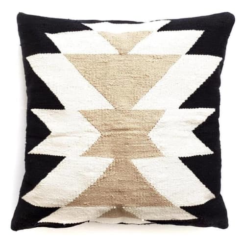 Passion Handwoven Cotton Decorative Throw Pillow Cover | Cushion in Pillows by Mumo Toronto. Item made of cotton