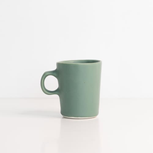 Handmade Porcelain Doubleshot Espresso Cup | Drinkware by The Bright Angle. Item composed of ceramic