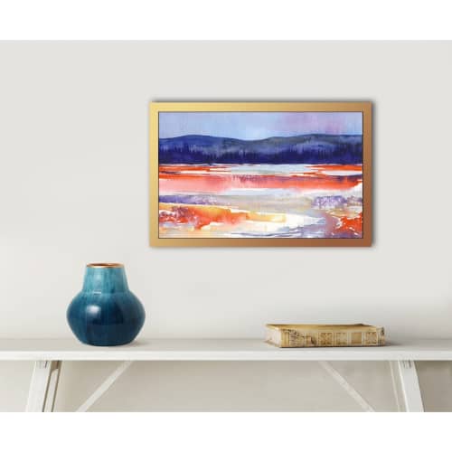 Winter Whisper | Watercolor Painting in Paintings by Brazen Edwards Artist. Item composed of paper