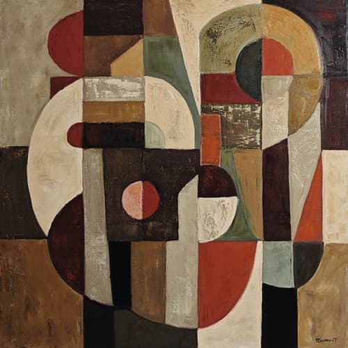 Dominance | Oil And Acrylic Painting in Paintings by Sophie DUMONT.. Item in contemporary or industrial style