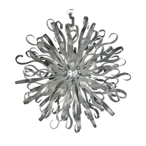 Alan Mizrahi IQ8356 Maxi silver ducale | Chandeliers by Alan Mizrahi Lighting Design