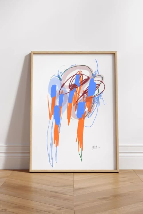 Flores y Vino Giclée Fine Art Print | Prints in Paintings by OWO Ceramics