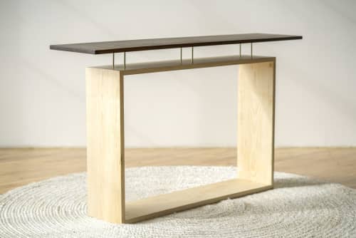 Levitating Console | Console Table in Tables by THE IRON ROOTS DESIGNS. Item composed of wood